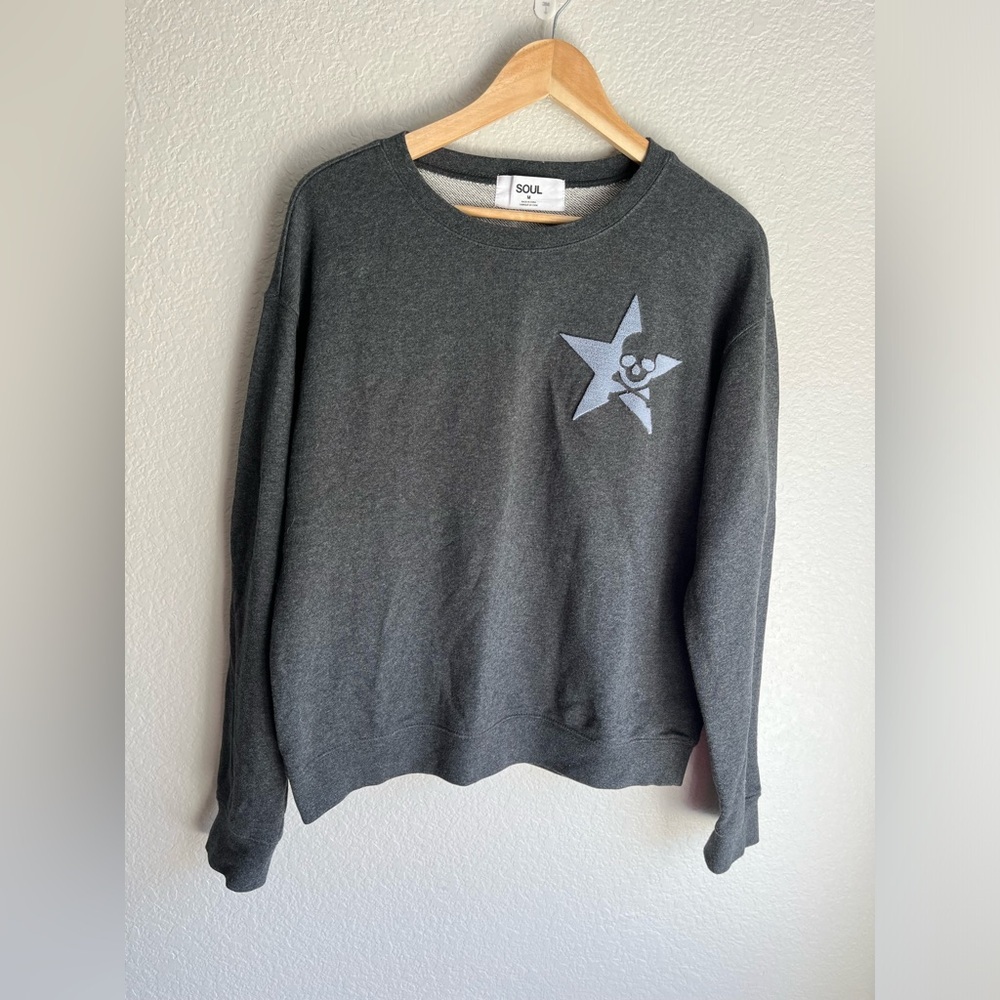 SOULCYCLE Gray Crewneck Sweatshirt Size Medium